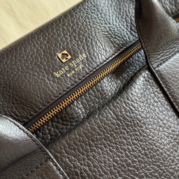 Kate Spade Black Leather Satchel - Picture 4 of 11